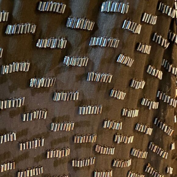 Papell Boutique Evening Silk Embroidered Jacket Vintage - Picture 8 of 9